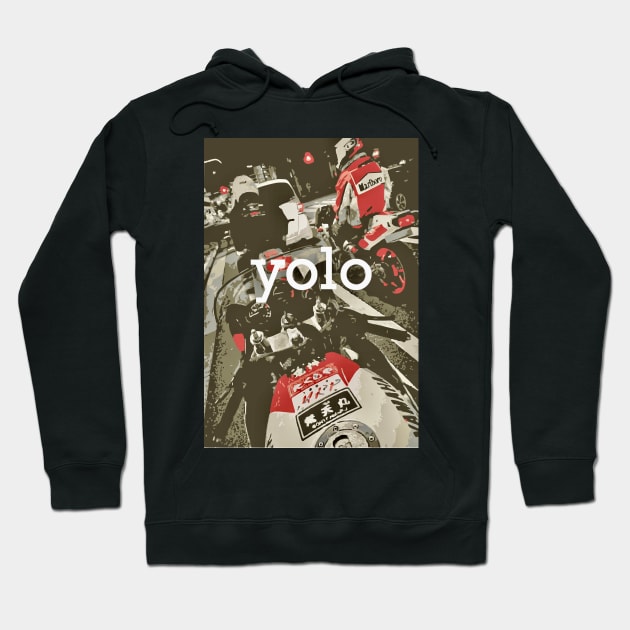 Yolo Ride Hoodie by Playful Creatives